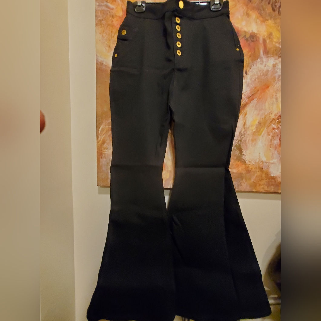 Sz 28 And 30 Nwt $890 Ellery Super Flare Black Jeans